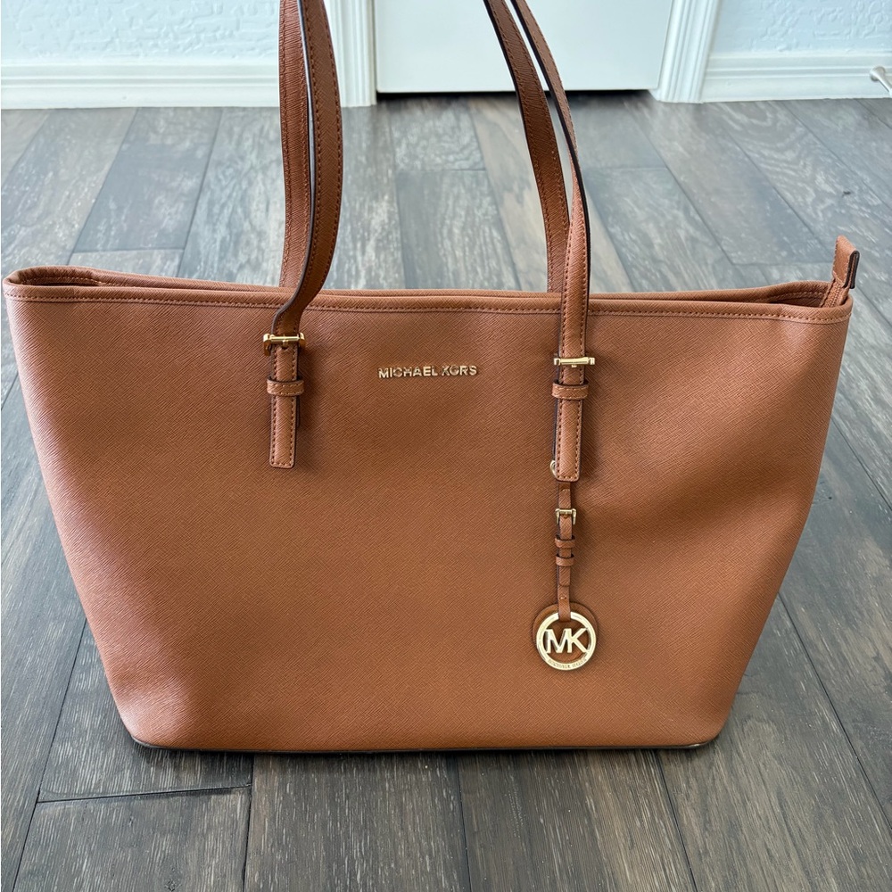 Michael Kors Brown Leather Tote